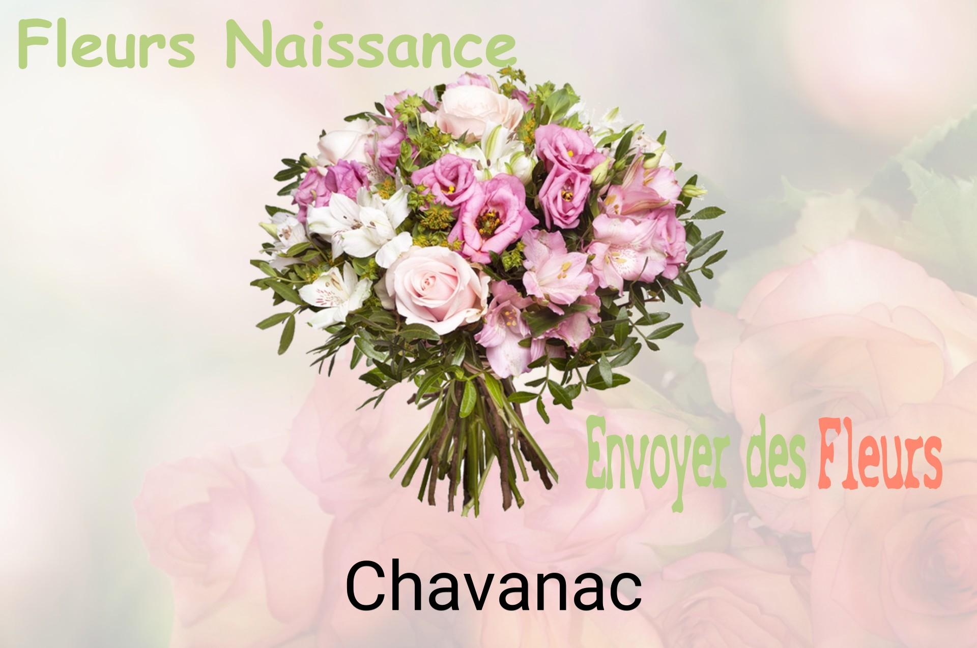 Bouquet de fleurs de naissance livré à Chavanac